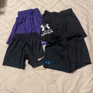 Under Armour, Nike Boy’s 3t lot of shorts